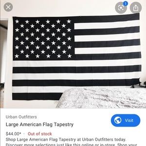 Urban Outfitters American Flag Tapestry